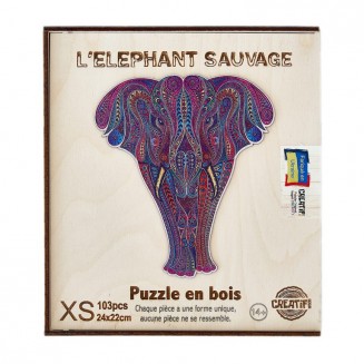 L’Éléphant Sauvage Puzzle...