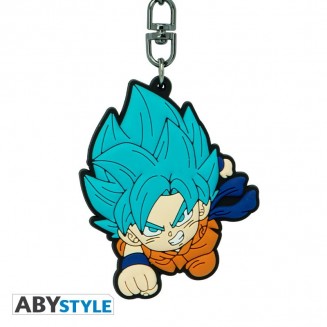 DRAGON BALL SUPER - Porte-clés PVC "Goku Saiyan Blue"