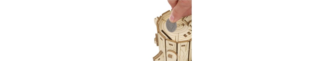 Labyrinthe - maquette 3D mobile en bois