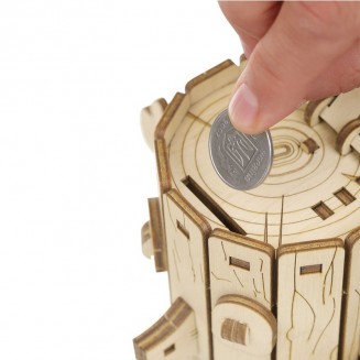 Labyrinthe - maquette 3D mobile en bois