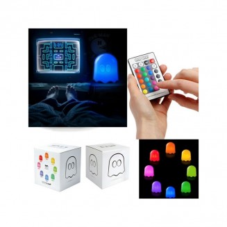 PAC-MAN - Lampe multi couleurs télécommandée Ghost