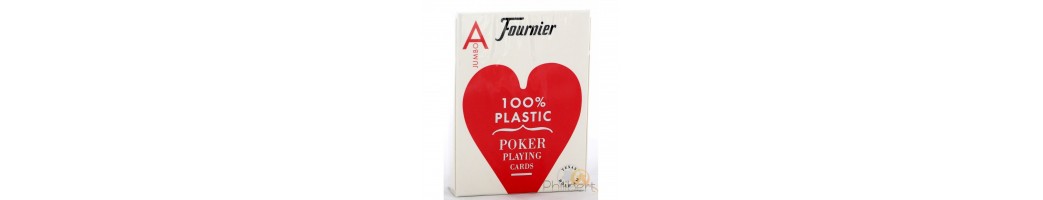 Fournier Poker Plastic - Jumbo : Rouge