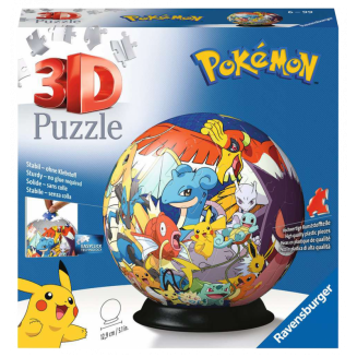 Puzzle Pokémon 3D Rond 72 pcs